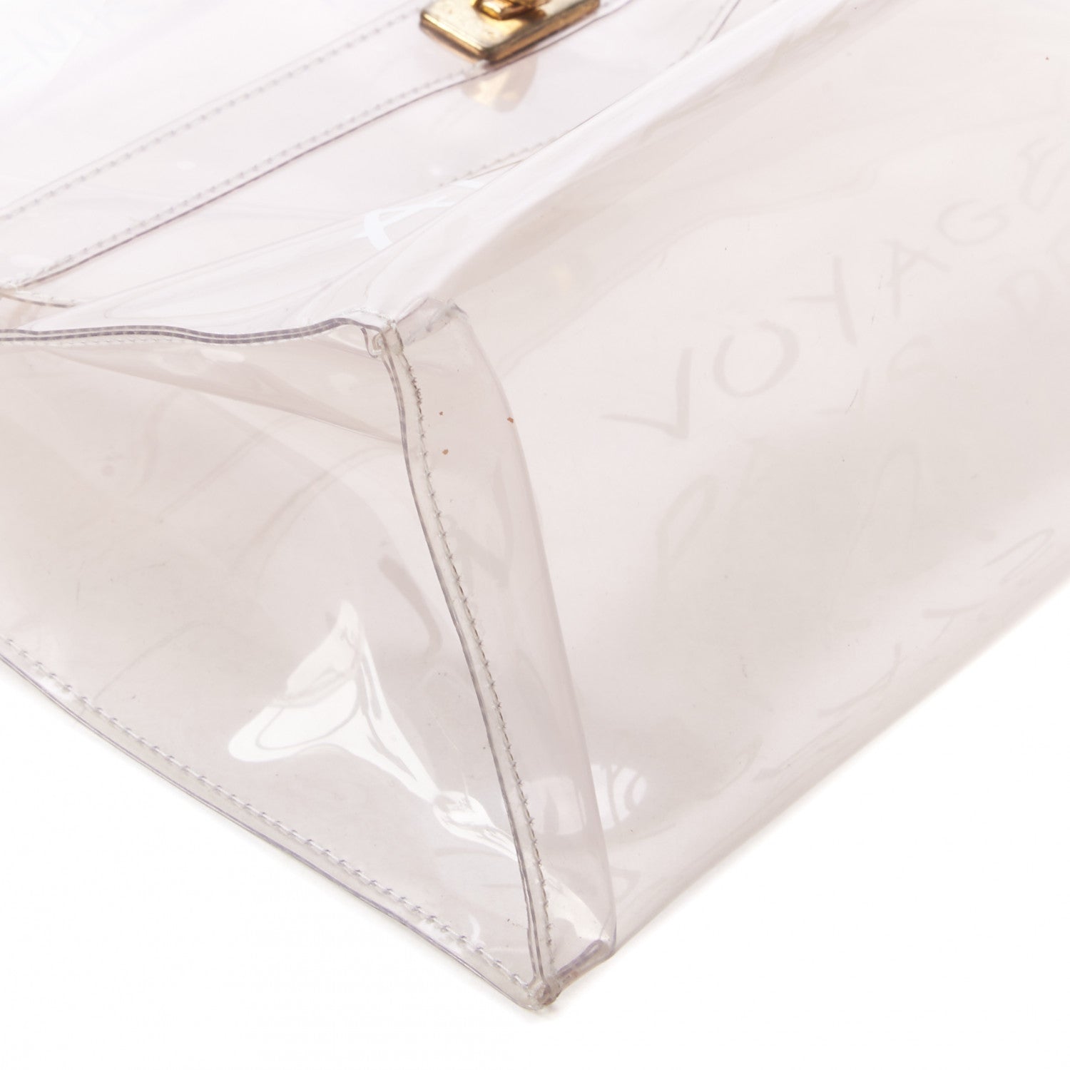 Hermes Vinyl Souvenir De L'Exposition Kelly Transparent 6 of 7