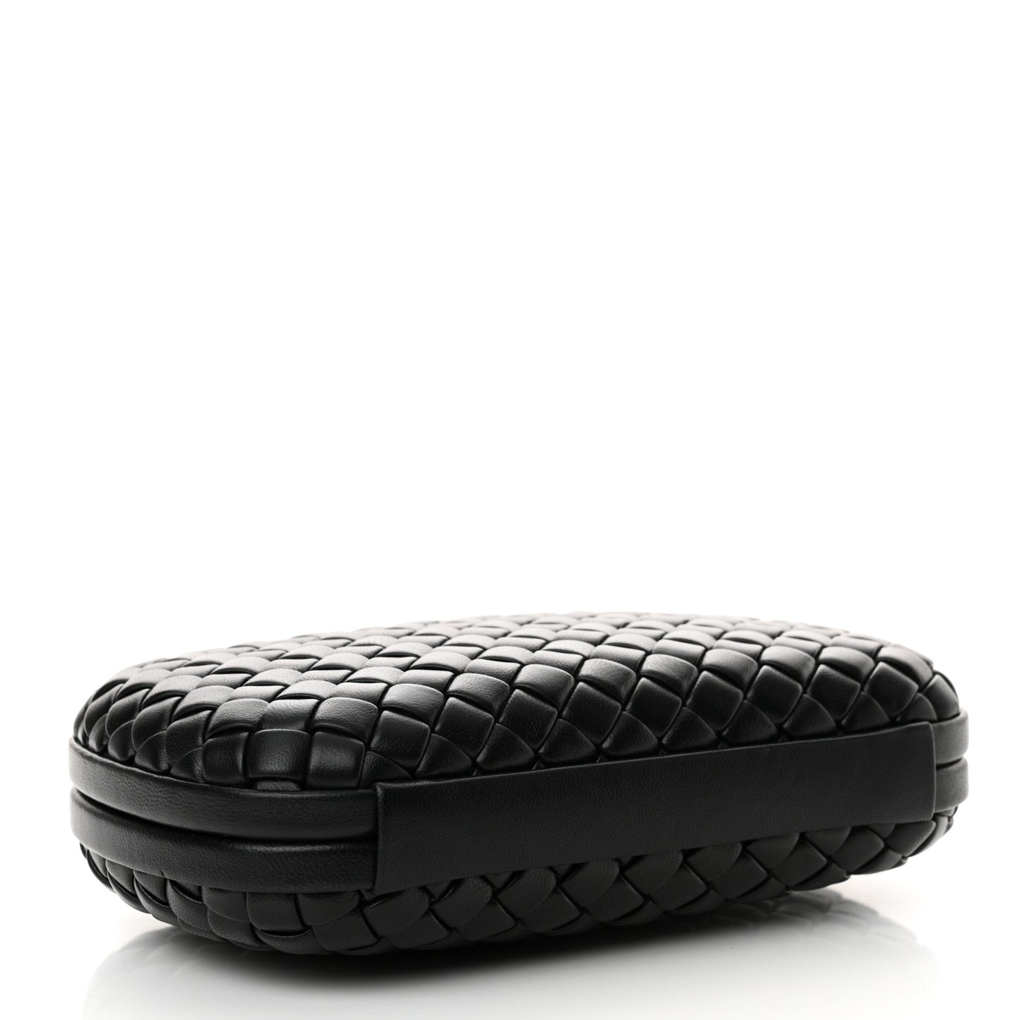 Padded Nappa Intrecciato Knot Chain Black