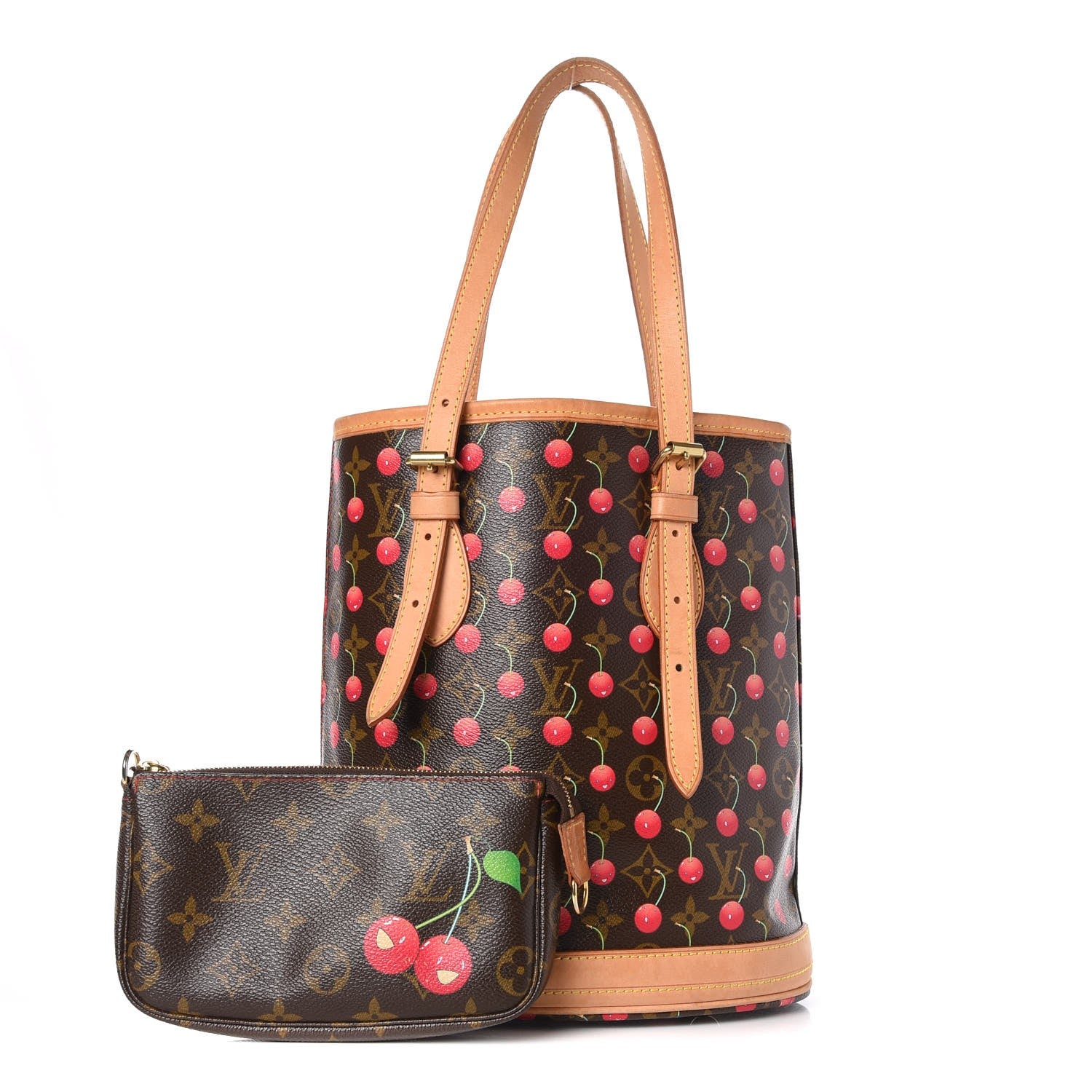 Louis Vuitton Monogram Cerises Bucket Bag 1 of 11