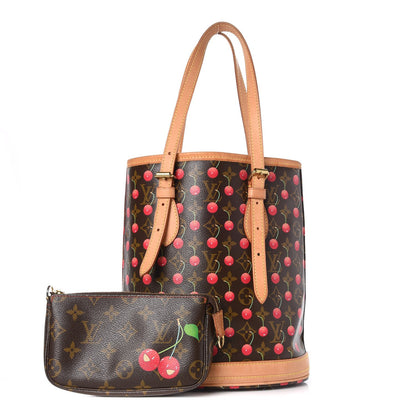 Louis Vuitton Monogram Cerises Bucket Bag 1 of 11