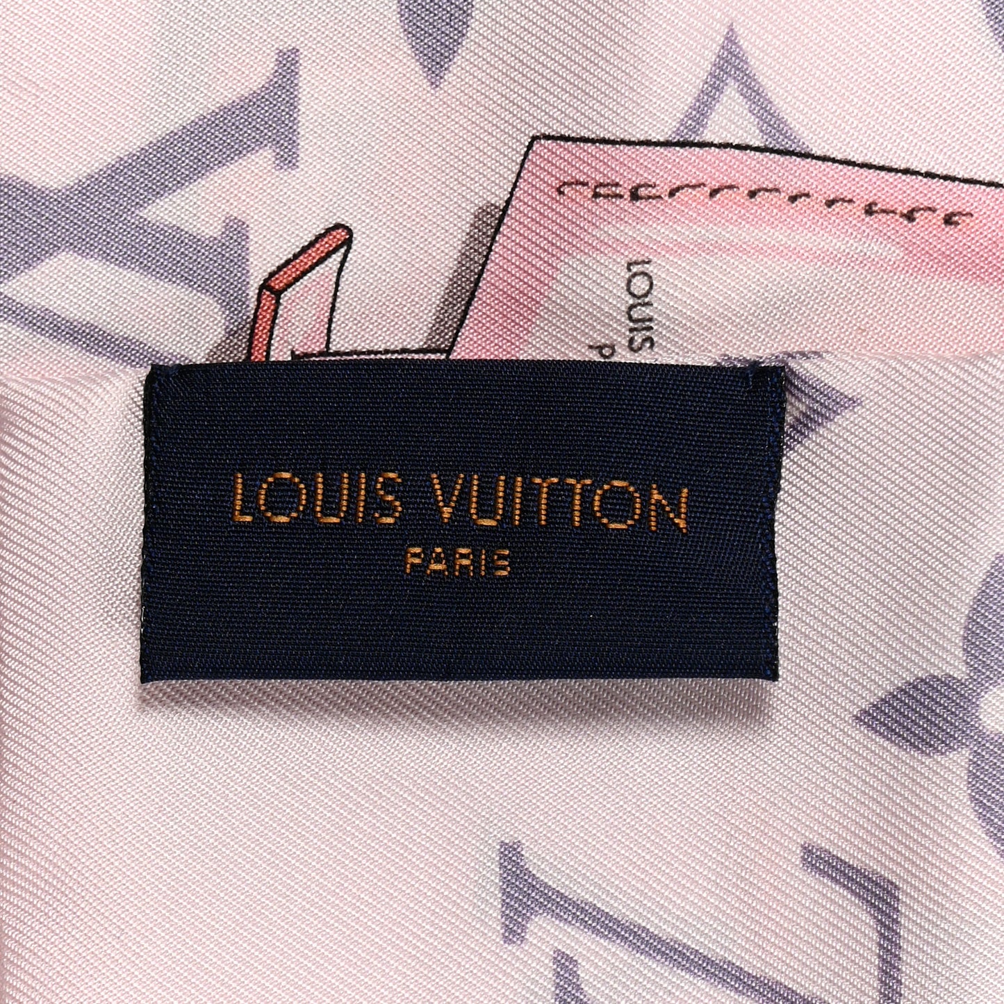 Silk Monogram Confidential Bandeau Light Pink