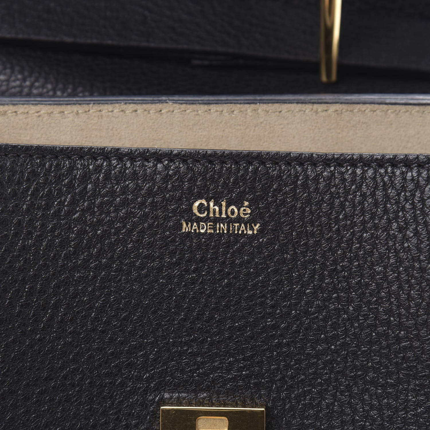 Chloe Grained Lambskin Drew Shoulder Bag Black 6 of 10