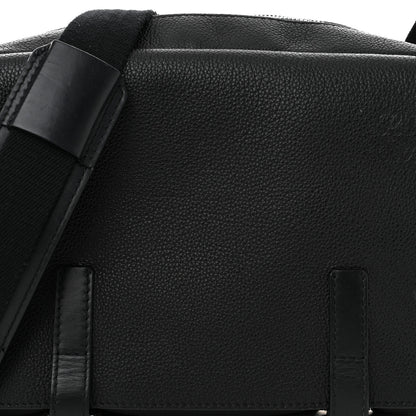 Loewe Soft Grained Calfskin Military Messenger Bag Black 7 of 11