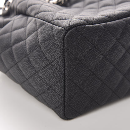 Chanel Grained Calfskin Quilted Small Chain Bucket Bag Grey 8 of 10