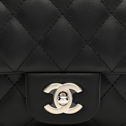 Chanel Calfskin Quilted CC Uniform Flap Belt Bag Black 9 of 11