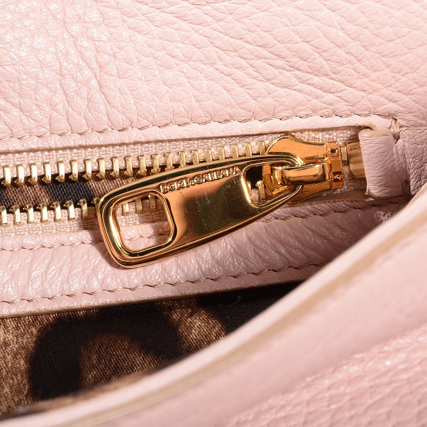 Grained Deerskin Medium Miss Sicily Satchel Pink