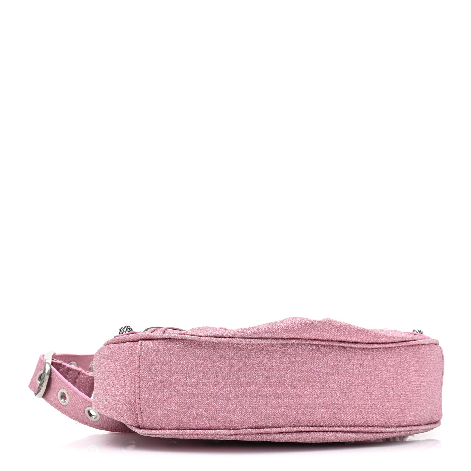 Balenciaga Sparkling Fabric Le Cagole Shoulder Bag XS Sweet Pink 4 of 13