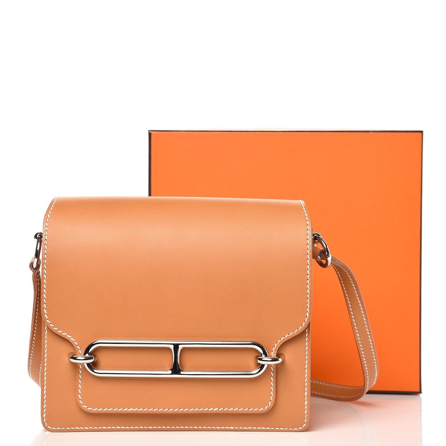 Hermes Veau Butler Mini Sac Roulis Natural Sable 8 of 8