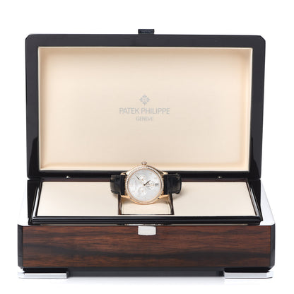 Patek Philippe 18K Rose Gold Alligator Diamond Bezel 38mm Annual Calendar Automatic Watch 4947R-001 5 of 5