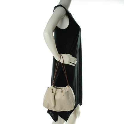 Hermes Canvas Barenia Fourbi 25 MM Pouch Naturel Fauve 2 of 8
