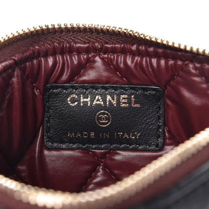 Chanel Lambskin Quilted Small Cosmetic Case Black 6 of 8