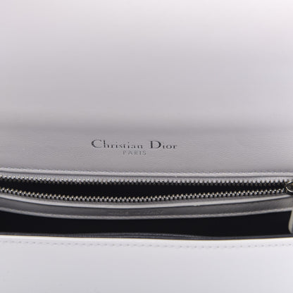 Christian Dior Patent Micro-Cannage Small Diorama Flap Bag White 8 of 15