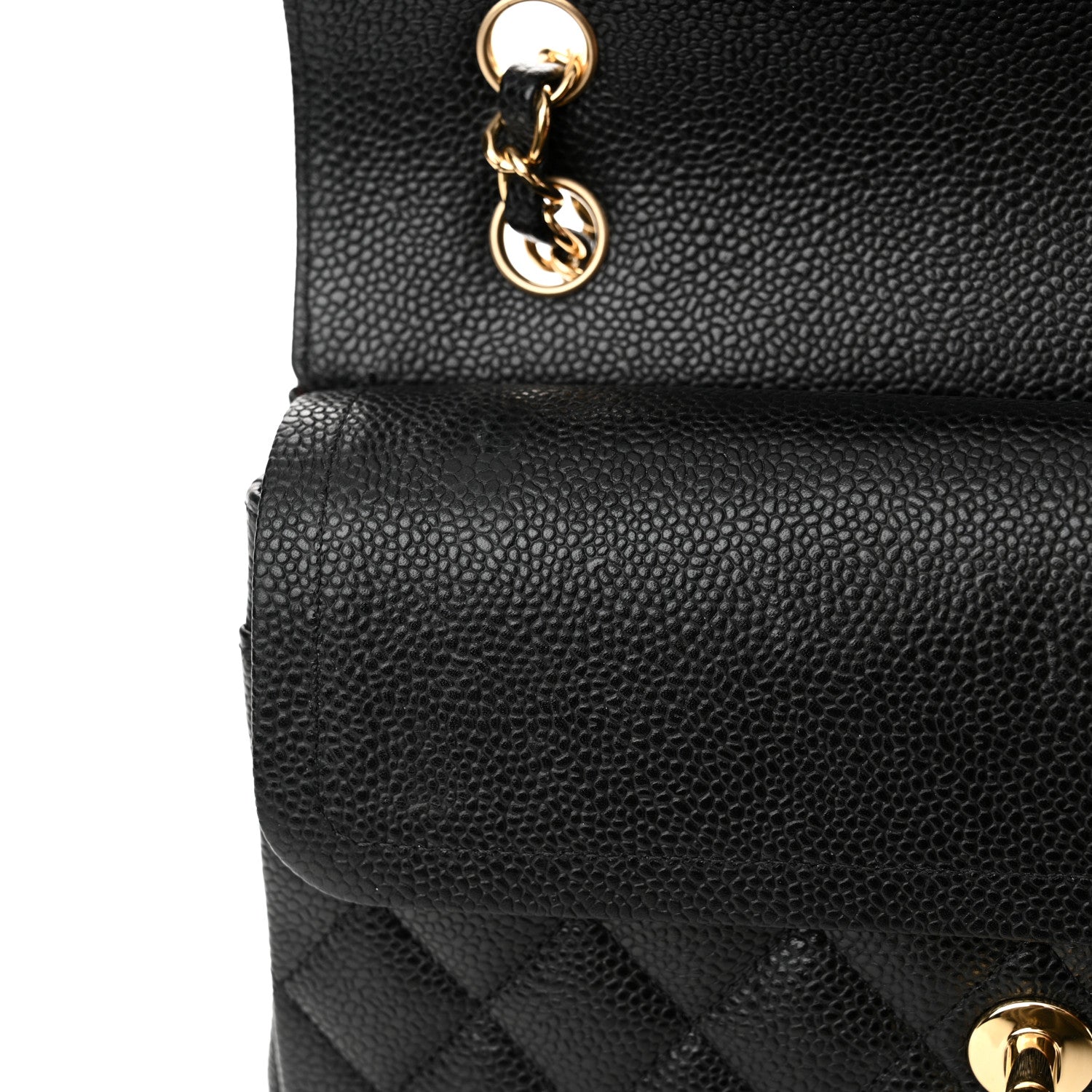 Chanel Caviar Quilted Small Double Flap Black 14 of 15