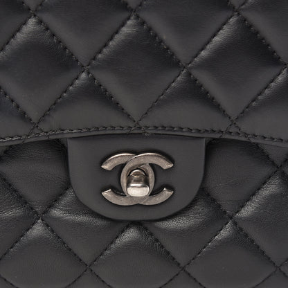 Chanel Lambskin Quilted Shoulder Bag Black 11 of 14