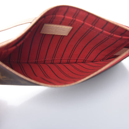 Louis Vuitton Monogram Neverfull MM GM Pochette Cherry 6 of 9