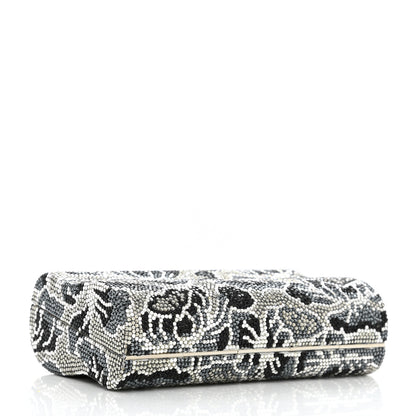 Judith Leiber Swarovski Crystal Minaudiere Clutch Silver Multicolor 5 of 12