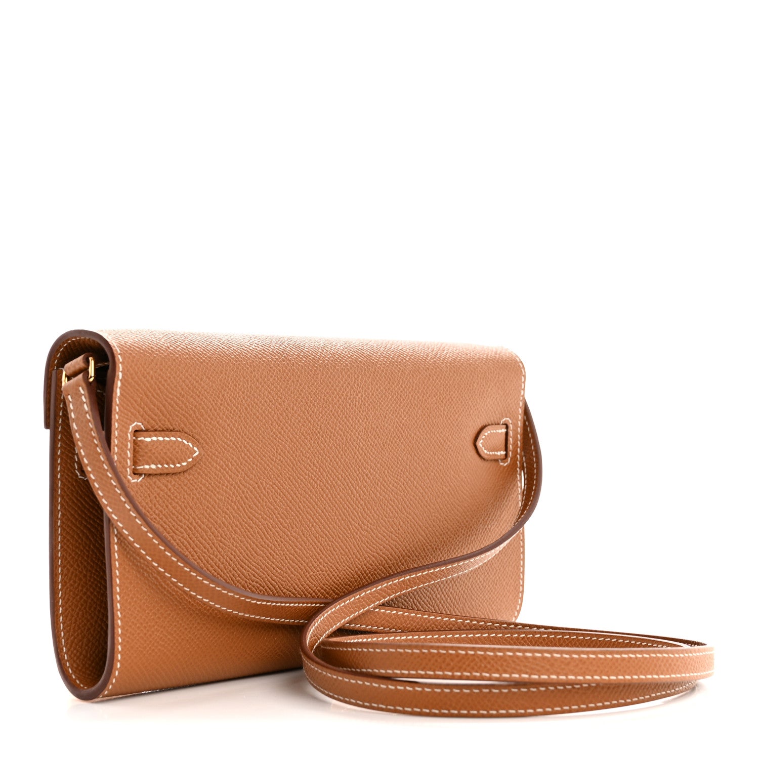 Hermes Epsom Kelly Wallet To Go Gold 1807518 – FASHIONPHILE