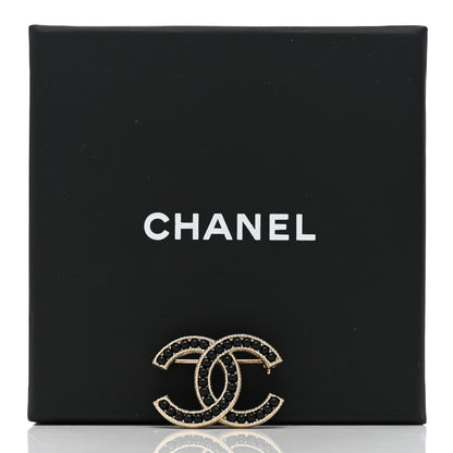 Chanel Bead CC Brooch Black Gold 5 of 5