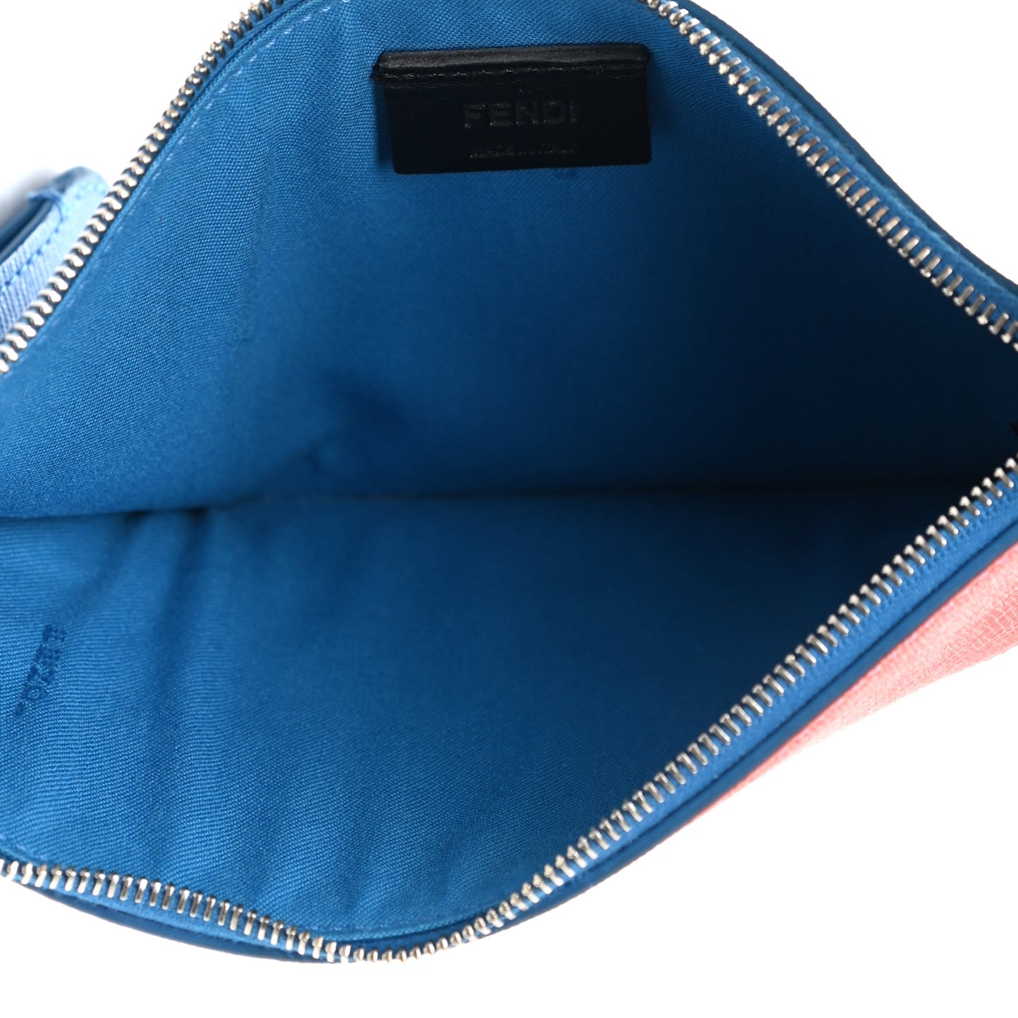 Vitello Elite Crystal Eye Monster Zip Pouch Royal Blue Papavero Multicolor