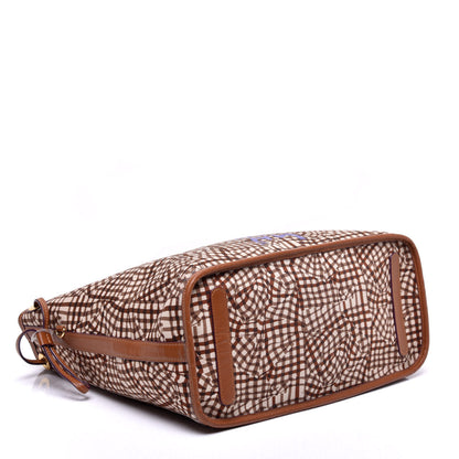 MCM Visetos Medium Liz Reversible Shopper Tote Cognac 7 of 16