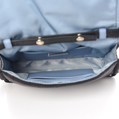 Prada Nylon Tessuto Studded Mini Etiquette Bag Black Astrale 7 of 10