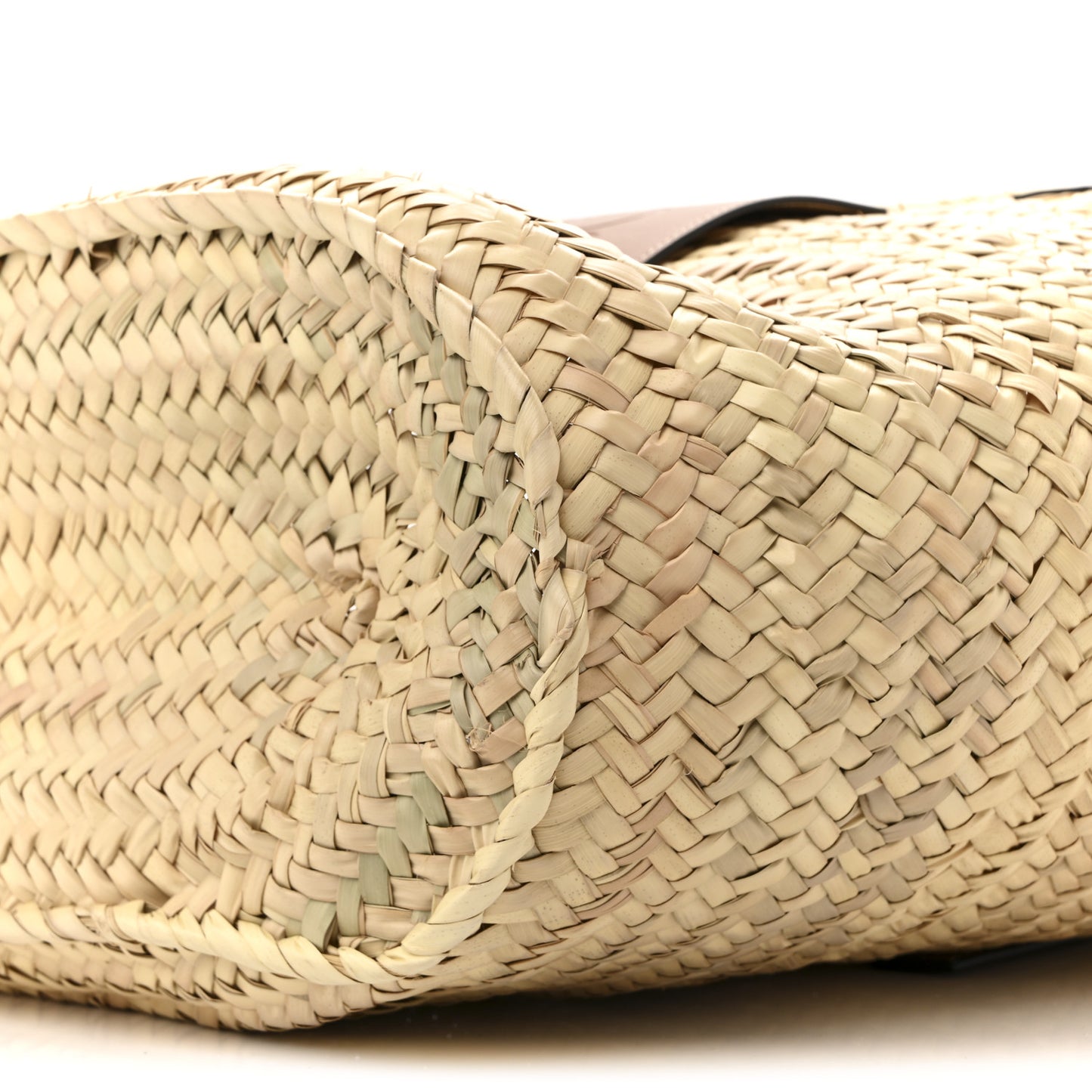 Raffia Large Basket Tote Bag Natural Tan