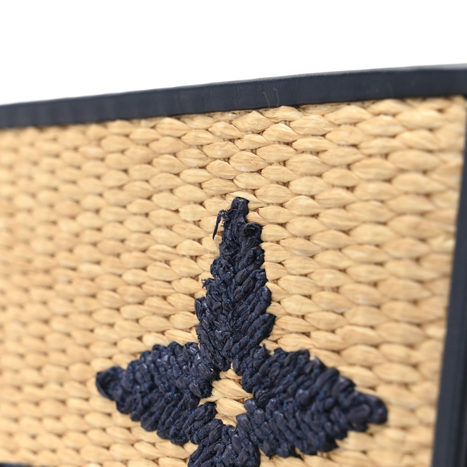 Louis Vuitton Raffia Calfskin Monogram Giant Toiletry Pouch 26 Blue 9 of 9