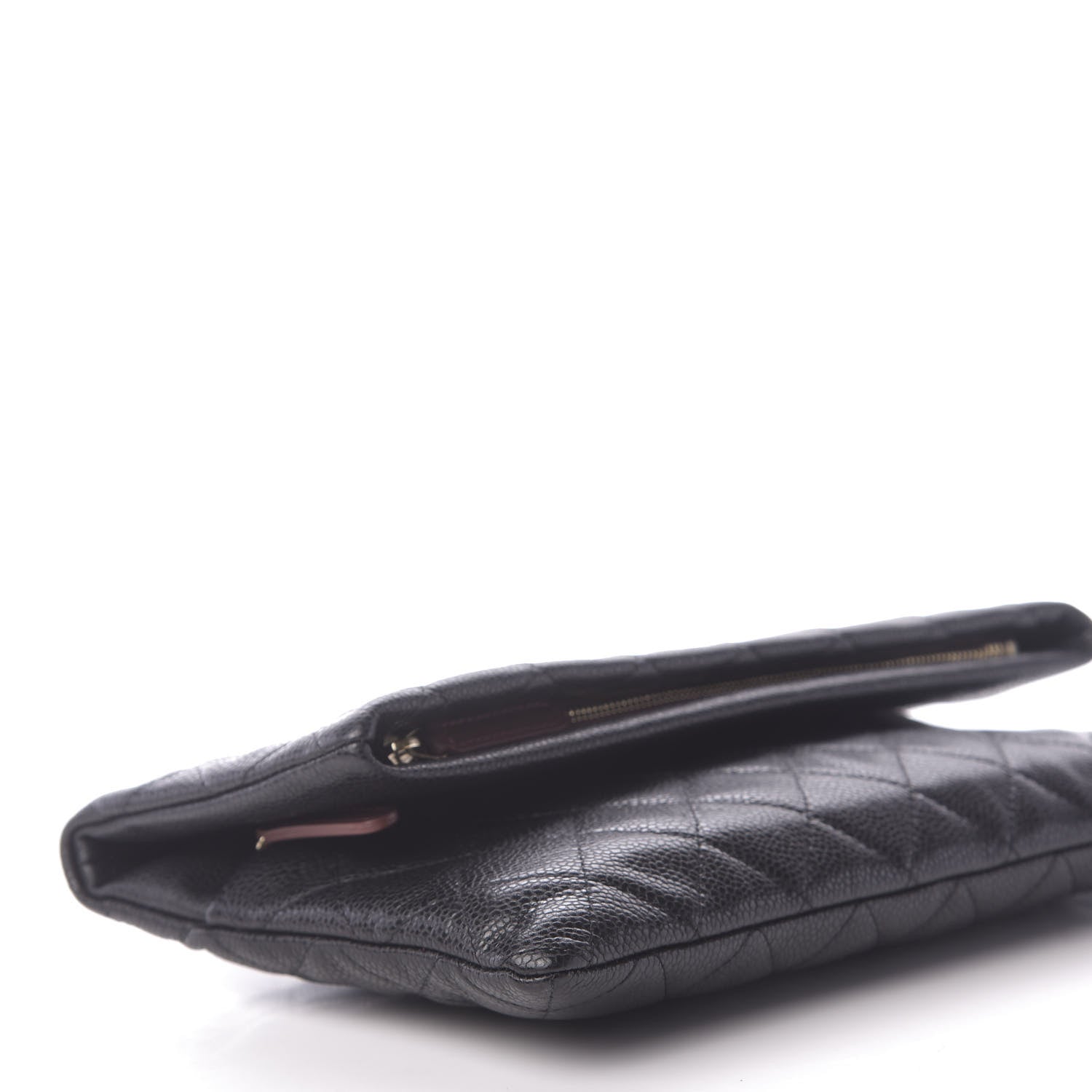 Chanel Caviar Quilted CC Beauty Clutch Black 7 of 11