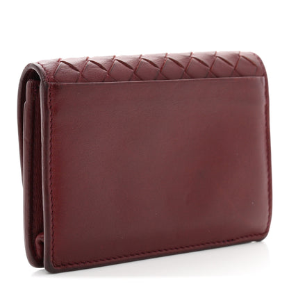 Bottega Veneta Nappa Intrecciato Card Holder Bordeaux 3 of 7
