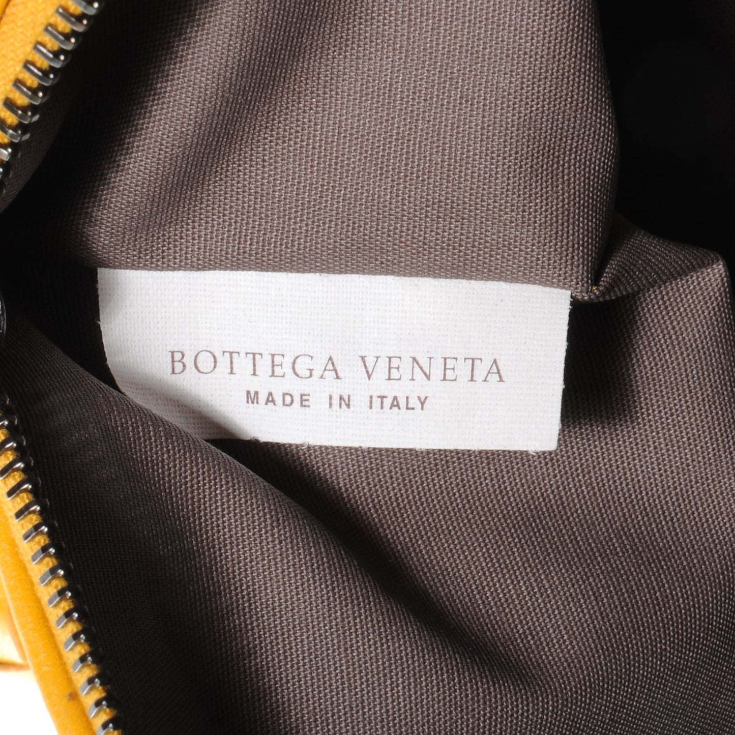 Nappa Intrecciato Cosmetic Pouch Yellow