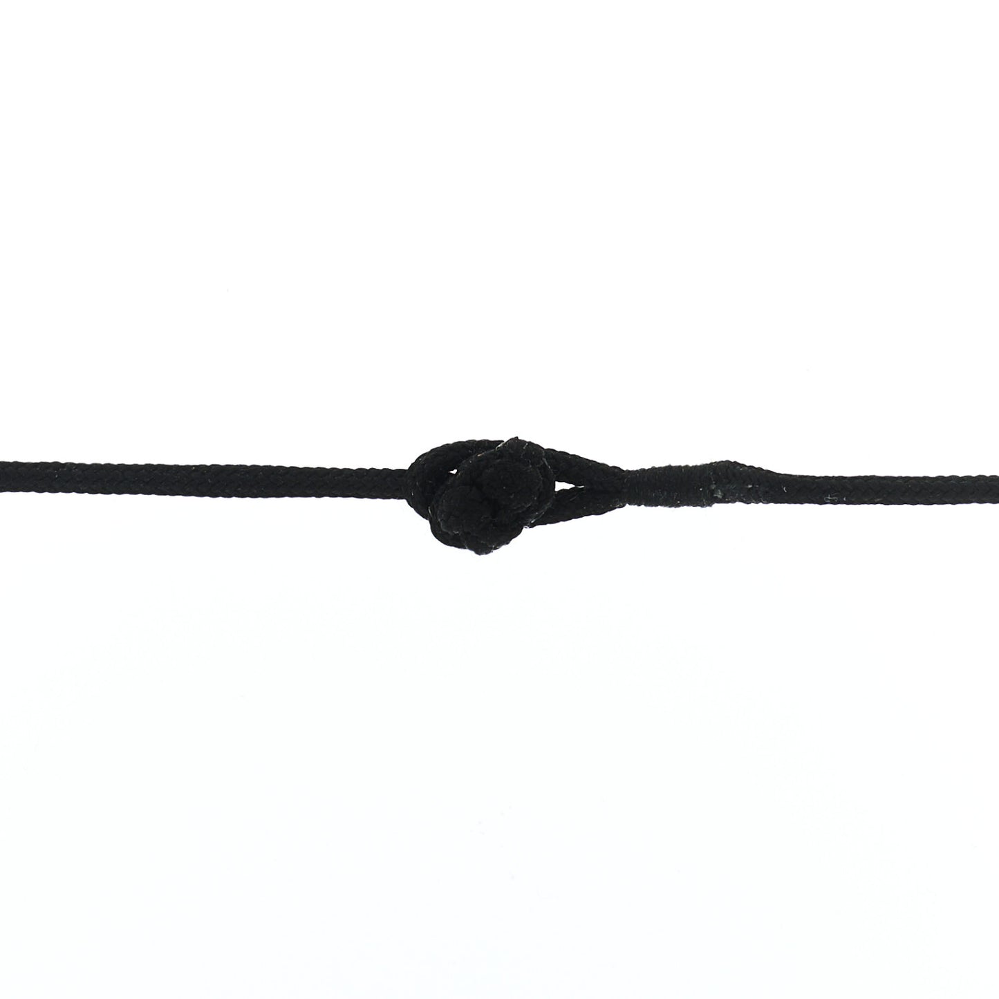 Sterling Silver 50mm Elsa Peretti Bean Pendant Cord Necklace