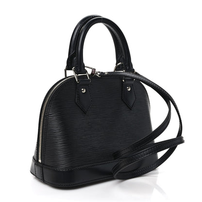 Louis Vuitton Epi Alma BB Black 3 of 9