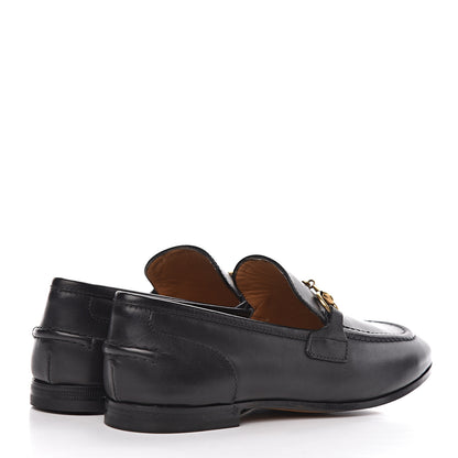 Gucci Calfskin Womens Jordaan Loafers 34.5 Black 4 of 10