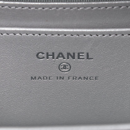 Chanel Metallic Caviar Quilted Camera Bag Silver 7 of 12