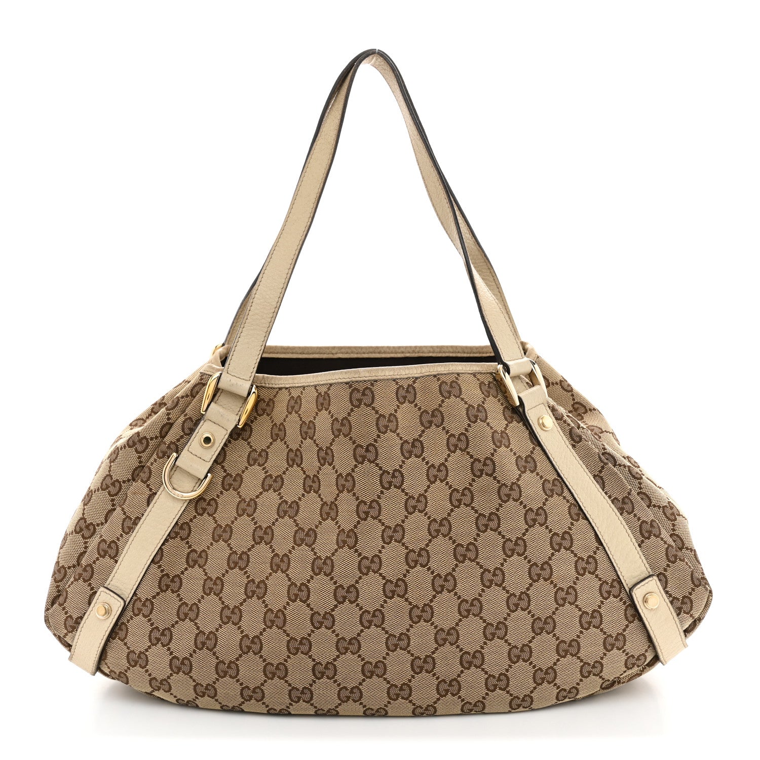 Gucci Monogram Medium Abbey Shoulder Bag Off White 1 of 12