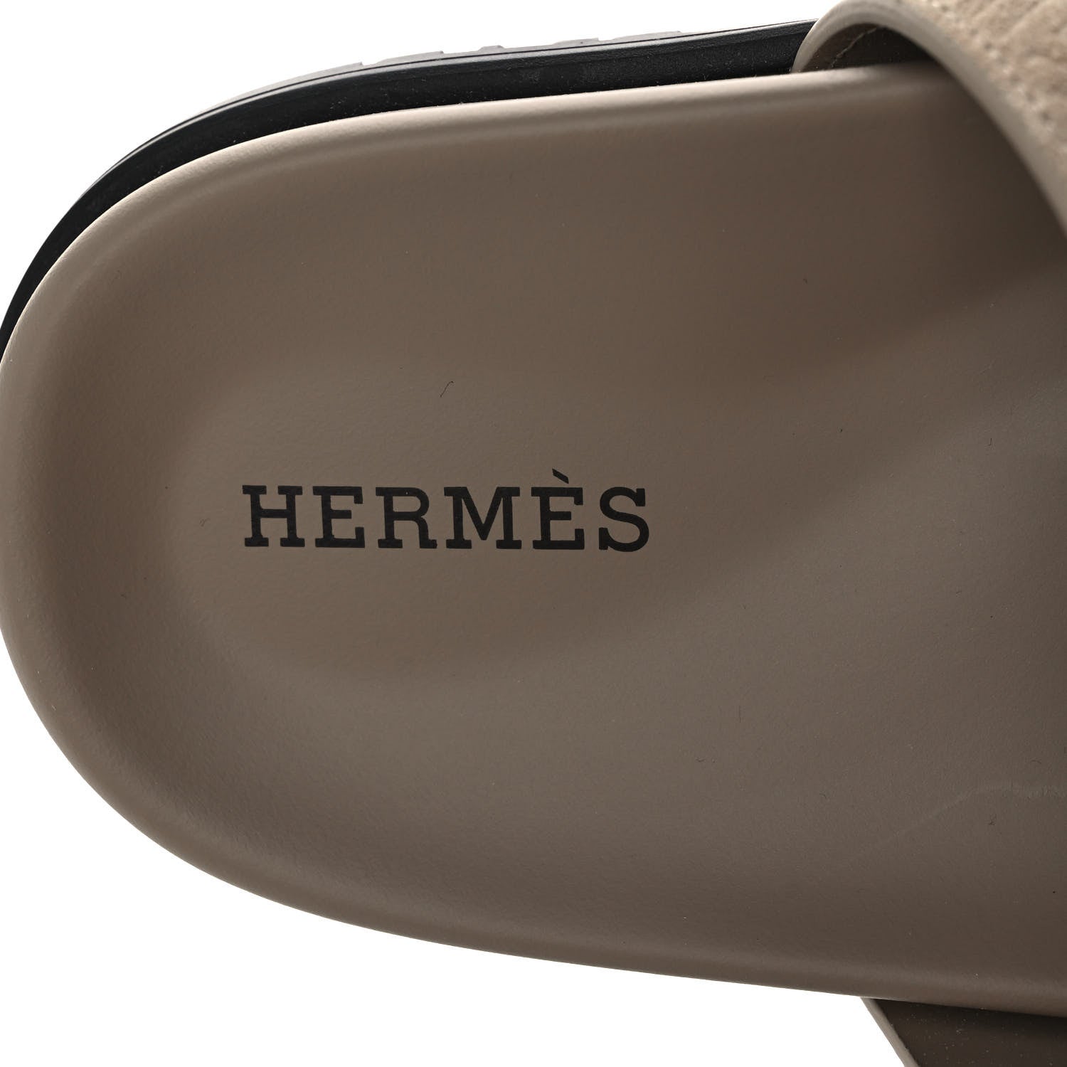 Hermes Suede Goatskin Chaine d'Ancre Womens Chypre Sandals 37 Beige Sable 7 of 9