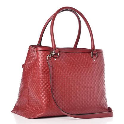 Gucci Soft Microguccissima Large Tote Red 3 of 10
