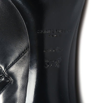 Saint Laurent Nappa Vendome Loulou Ankle Zip Boot 37.5 Black 7 of 9