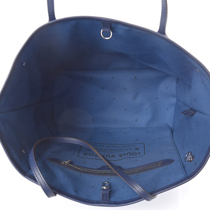 Louis Vuitton Monogram Escale Neverfull MM Blue 5 of 10