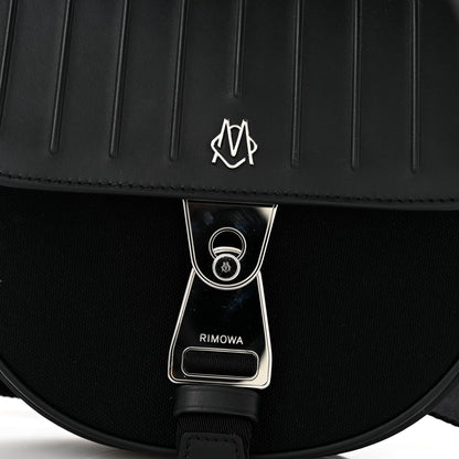 Rimowa Calfskin Canvas Never Still Crossbody Flap Bag Black 12 of 14