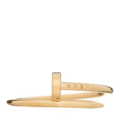 Cartier 18K Yellow Gold Small Juste Un Clou Ring 63 10.5 1 of 3