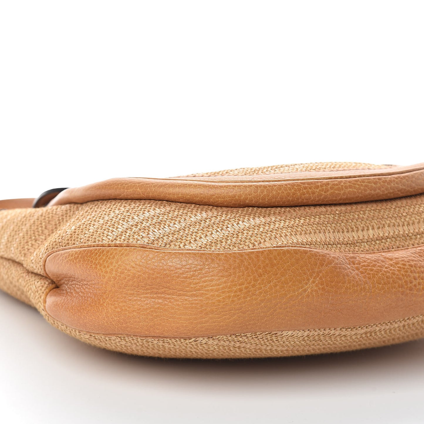 Libeccio Raffia Large New Pelham Shoulder Bag Light Brown