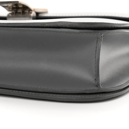 Celine Smooth Calfskin Medium Classic Box Flap Bag Storm 10 of 15