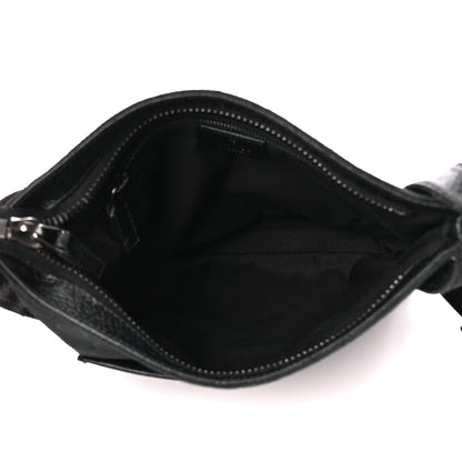 Gucci Monogram Flat Messenger Bag Black 5 of 12