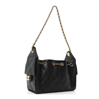 Chanel Caviar Quilted Mini Chanel 25 Handbag Black 3 of 10
