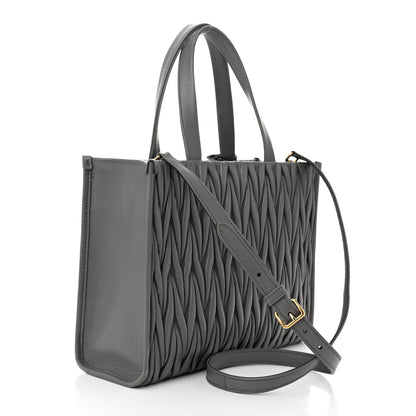 Miu Miu Nappa Matelasse Tote Bag Marmo 3 of 11