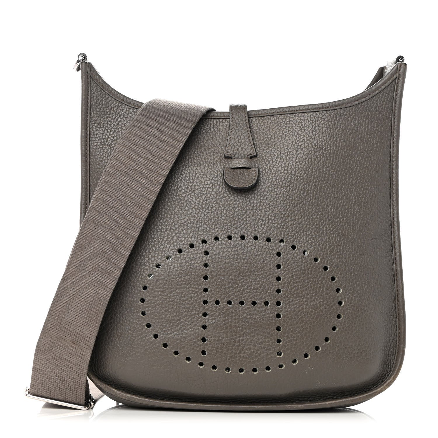 Hermes Taurillon Clemence Evelyne III PM Etain 1 of 18