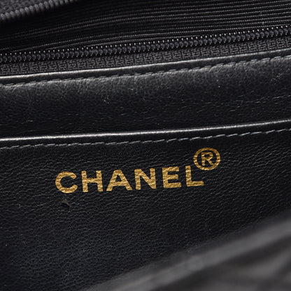 Chanel Lambskin Quilted Jumbo Single Flap Black 6 of 16