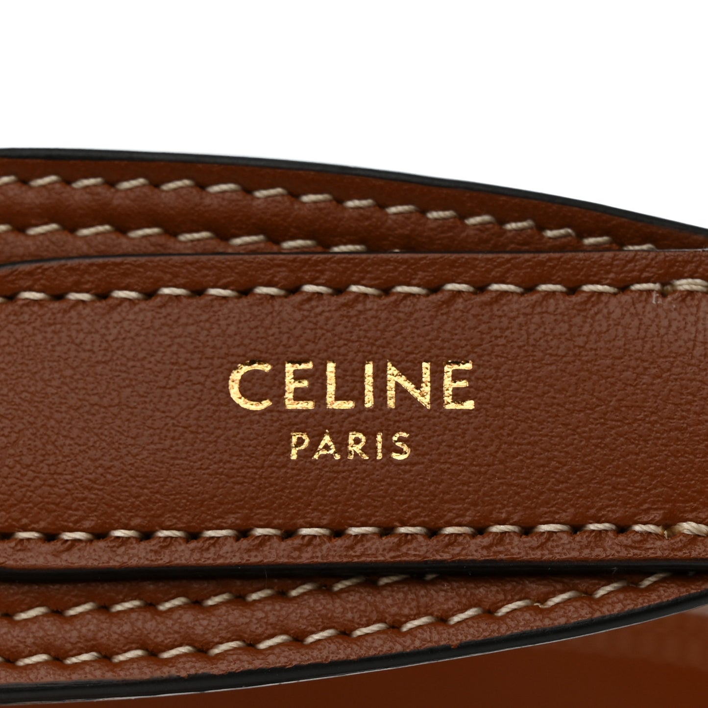 Smooth Calfskin Long Strap Tan