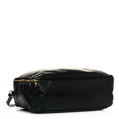 Balenciaga Agneau Medium Blanket Square Tote Black 4 of 11